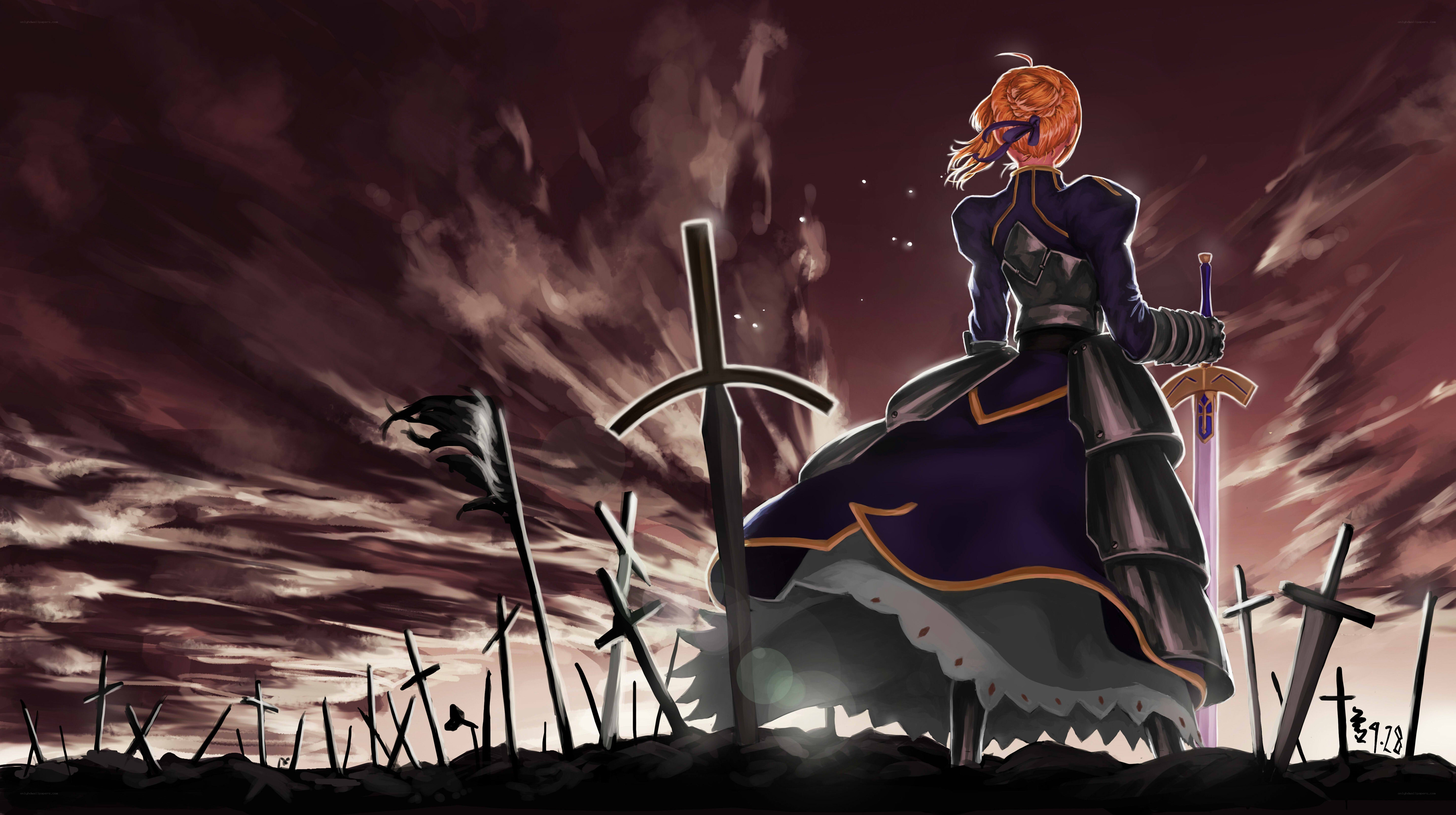 Knight in a battlefield