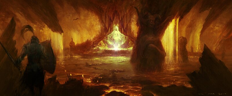 Knight in a Cavern