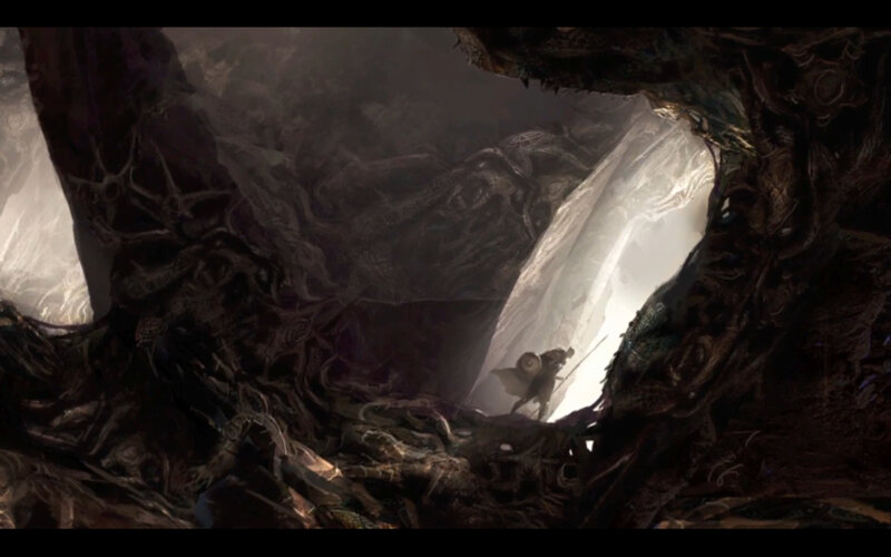 Knight in a dark cavern
