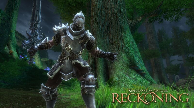 Knight in a forest