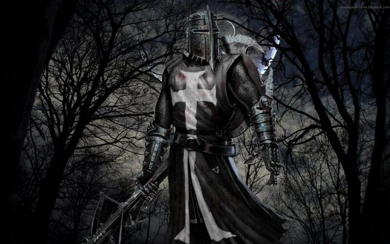 Knight in Armor — Black, Dark, Night