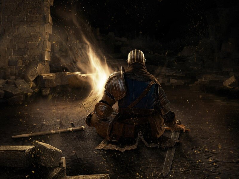 Knight in Armor — Brown, Dramatic, Night