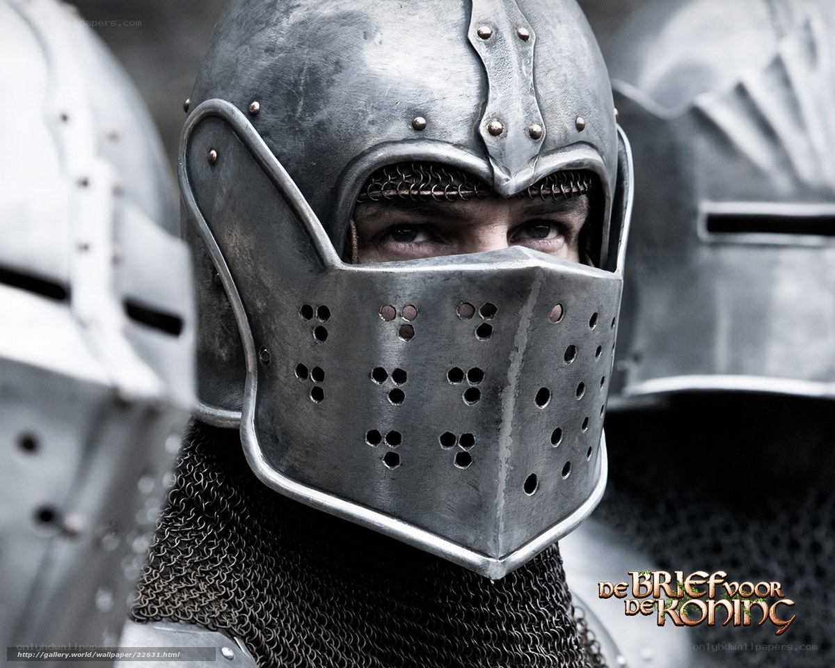 knight in armor close-up