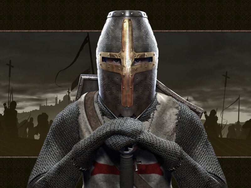 Knight in Armor — Gray, Dramatic, Sunset
