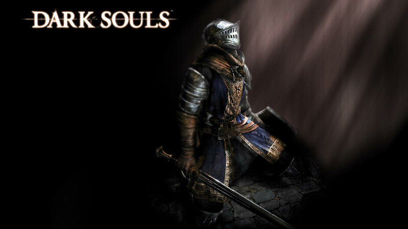 Knight in Armor Kneeling — Black