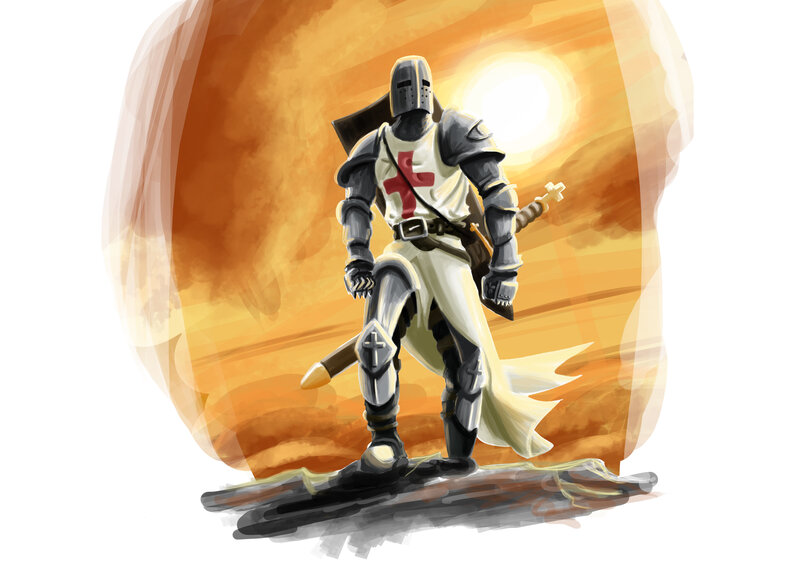 Knight in Armor — Orange