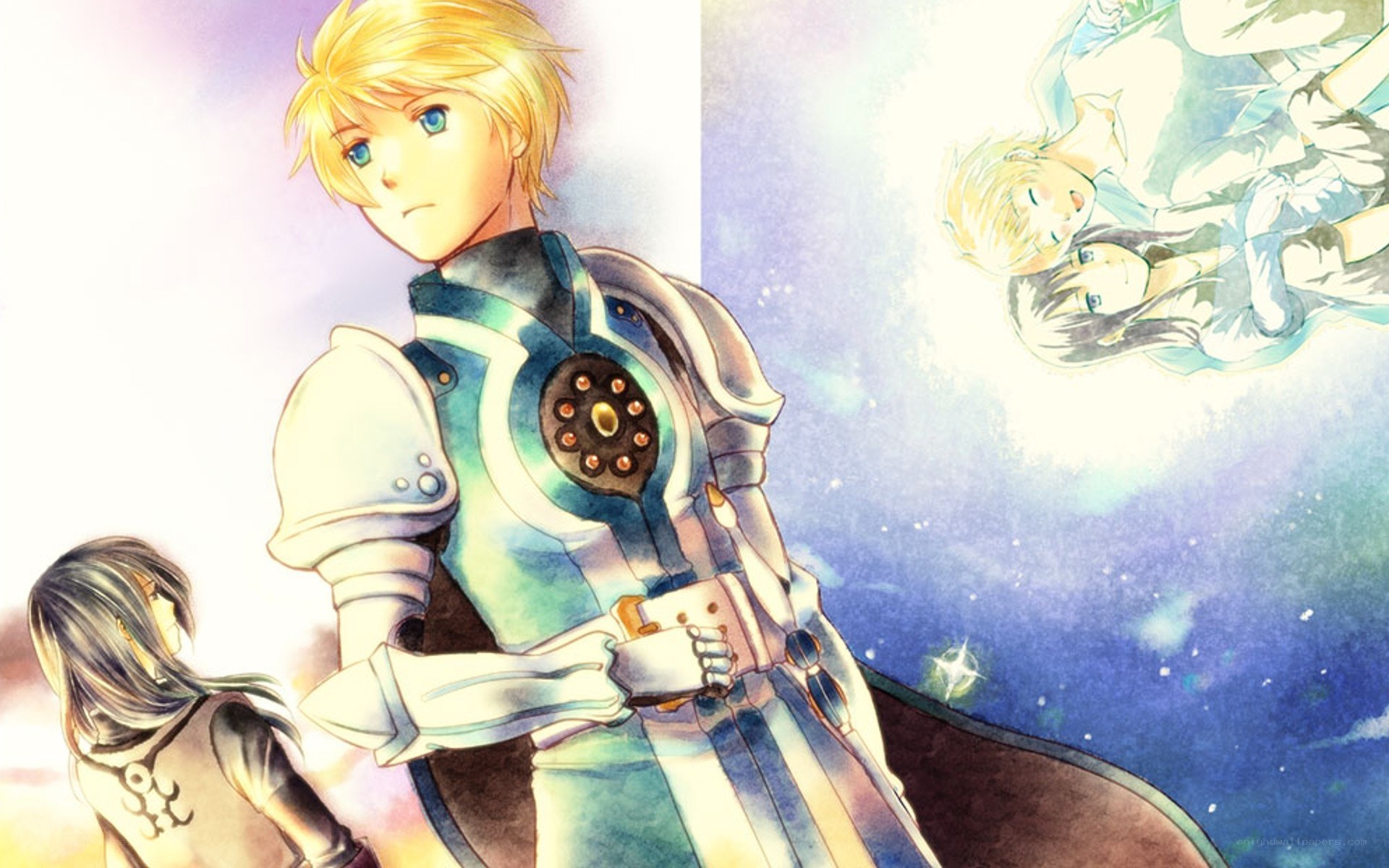 Knight in armor with memories