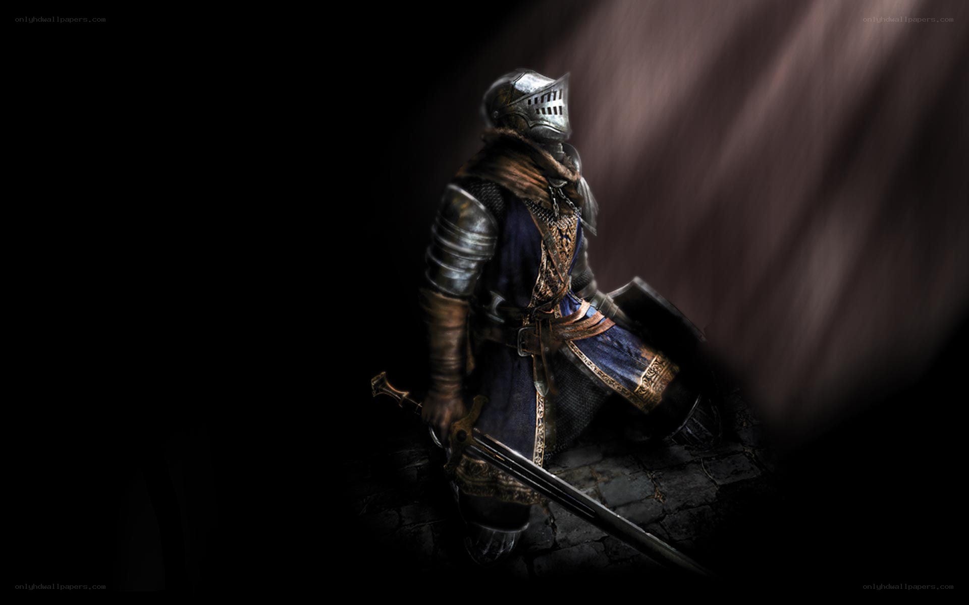 knight in dark armor