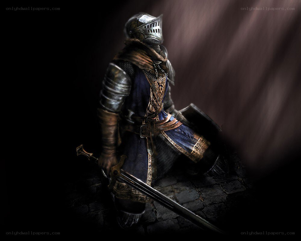 knight in dark armor