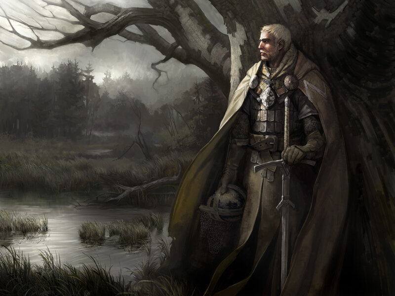 Knight in Forest