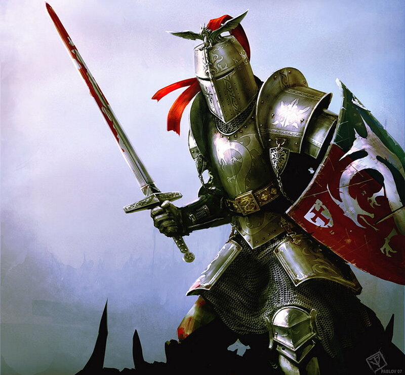 Knight in Full Armor — Silver