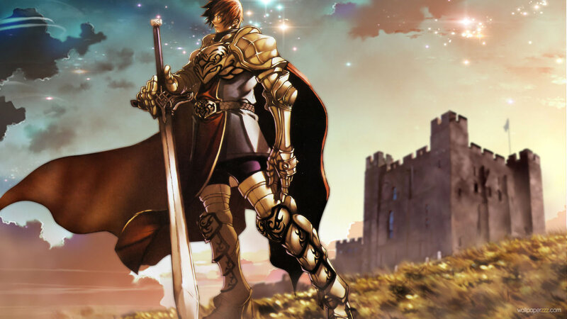 Knight in Golden Armor — Gold, Dramatic
