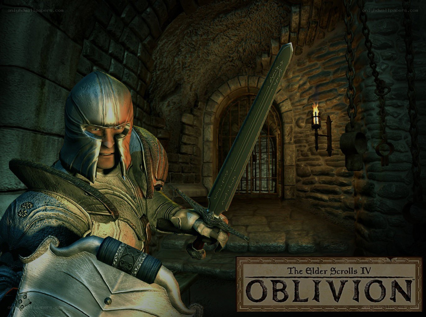 Knight in Oblivion dungeon