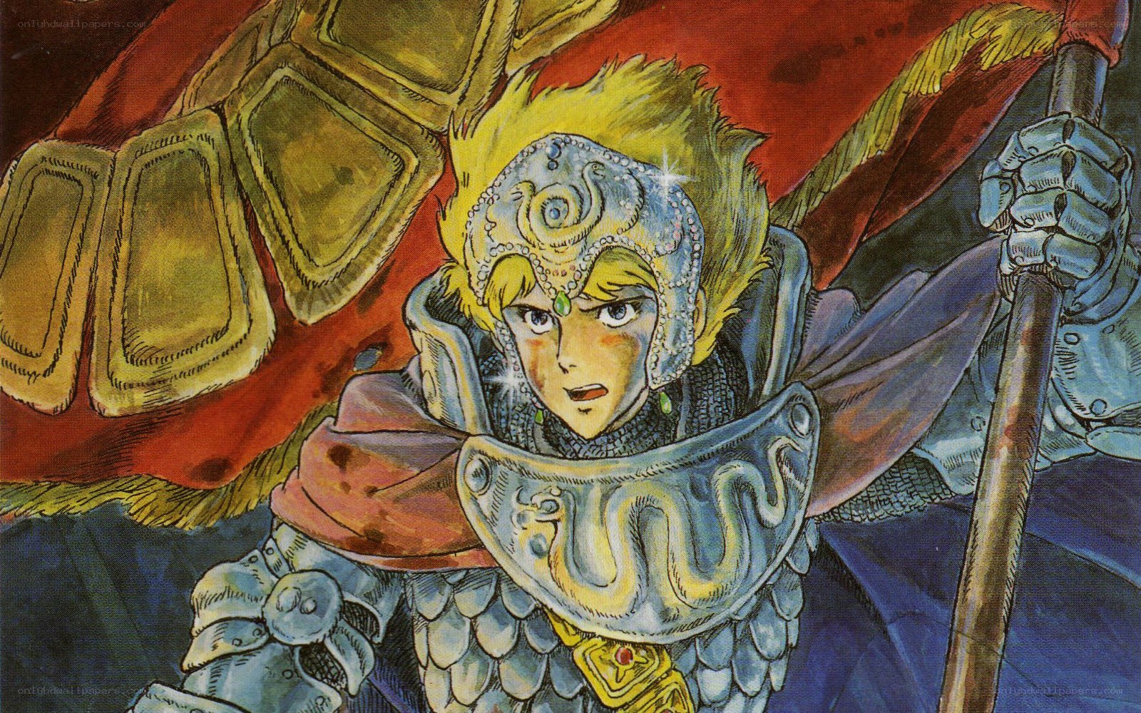 knight in ornate armor