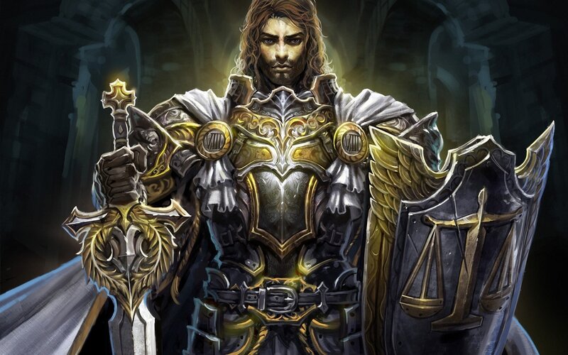 Knight in Ornate Armor — Gold