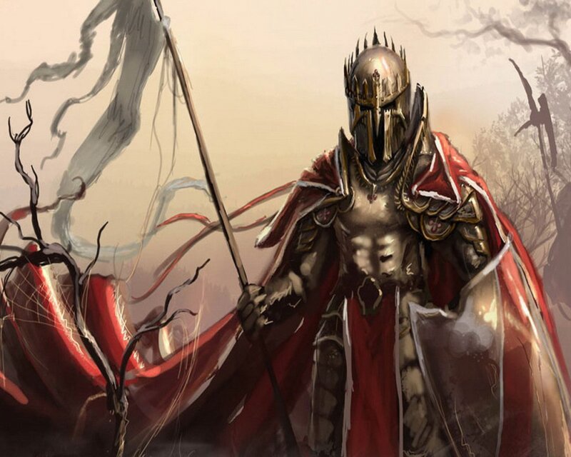Knight in Red Cape