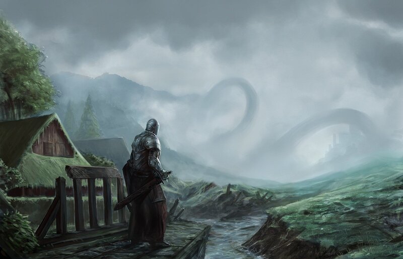 Knight on a Bridge
