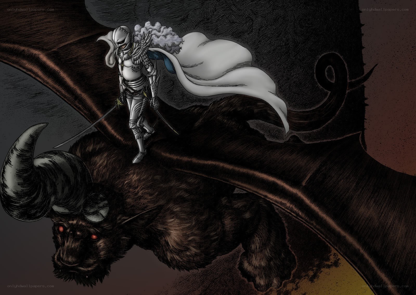 Knight on a demonic beast
