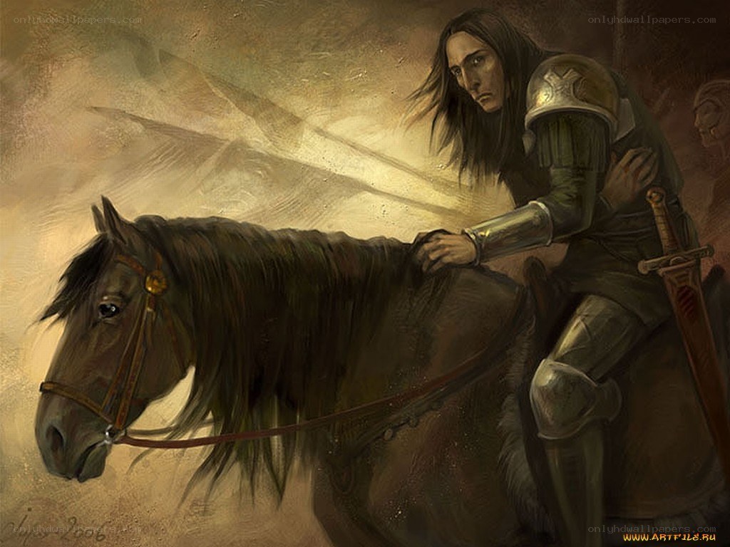 Knight on a horse