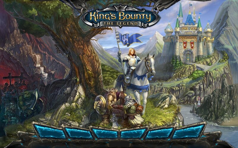 Knight on a Horse — Blue