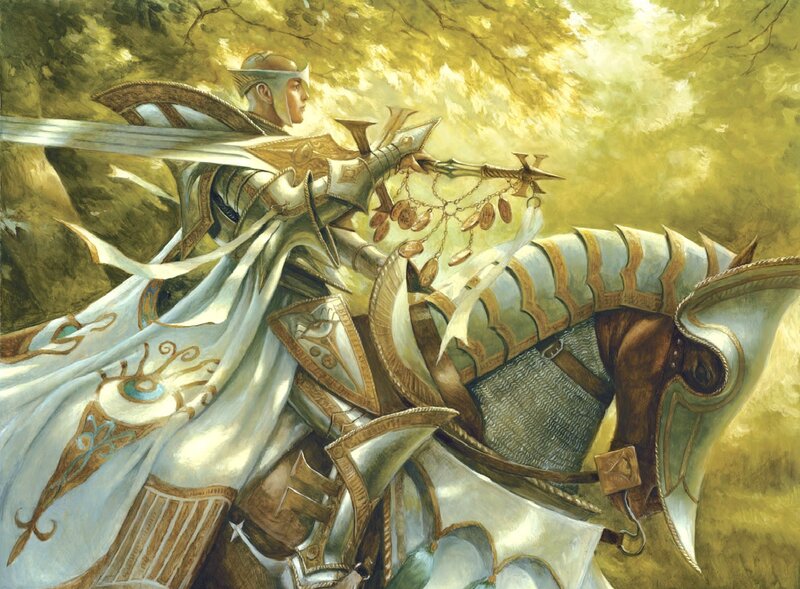 Knight on a Horse — Gold