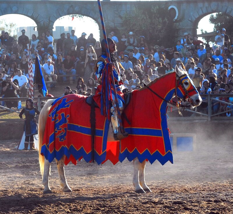Knight on a Horse — Red