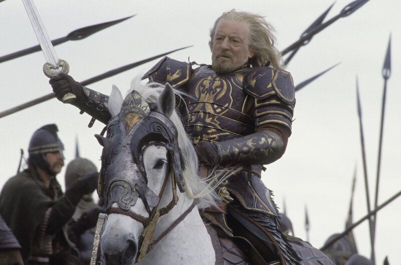 Knight on a white horse