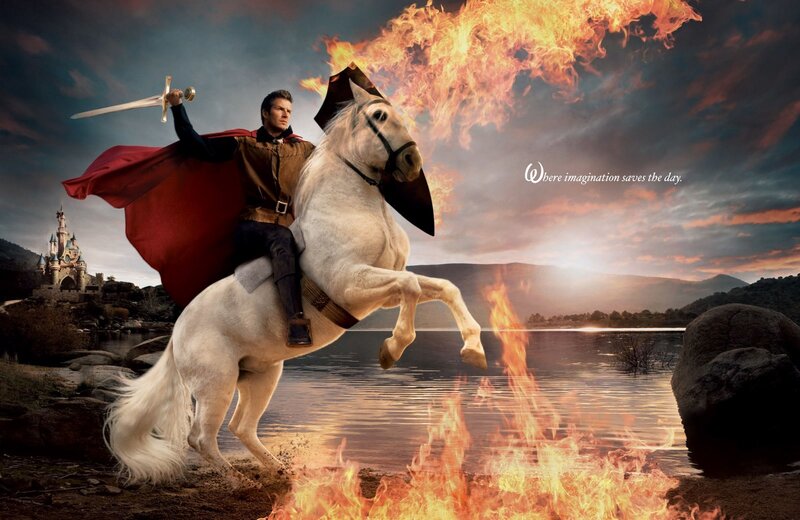 Knight on a white horse