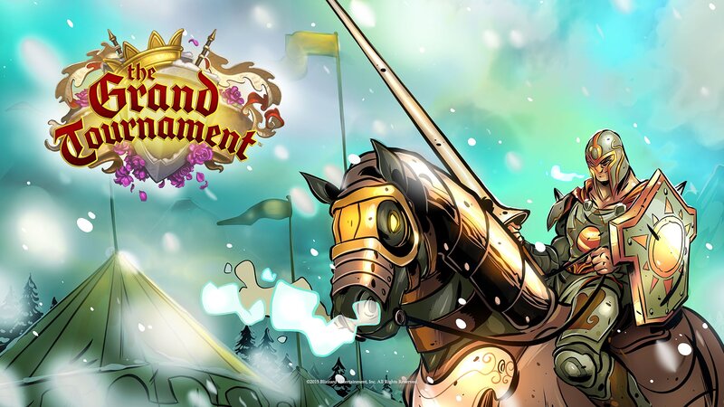 Knight on Armored Horse — Green