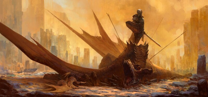 Knight on Dead Dragon