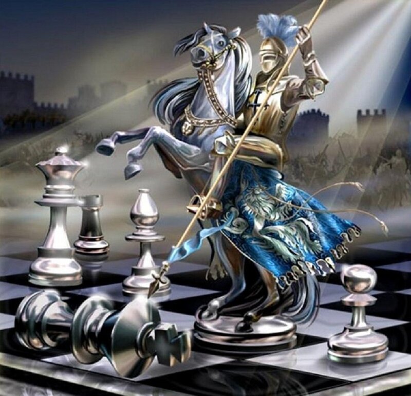 Knight on Horse Chess Piece