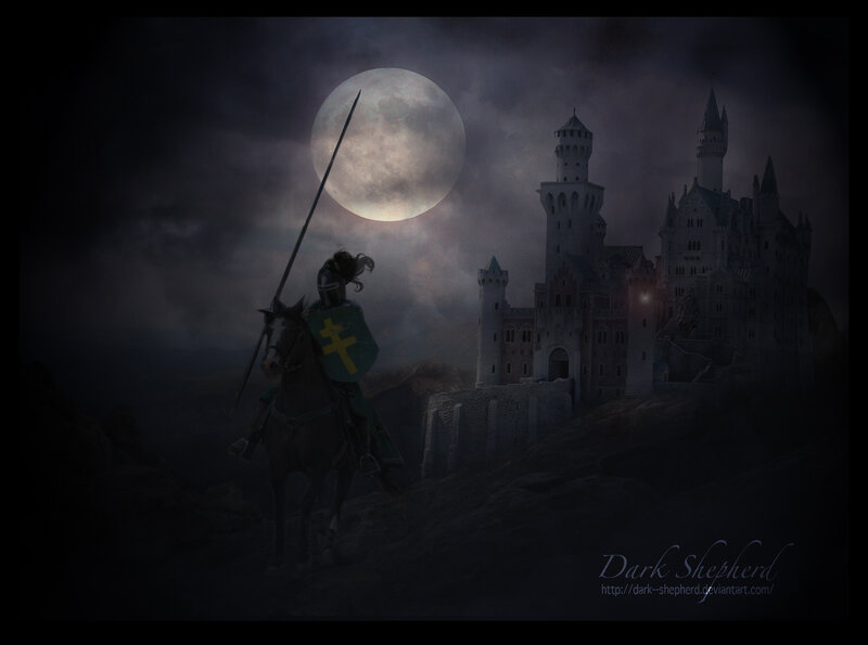 Knight on Horseback — Dark Gray