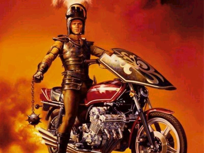 Knight on Motorcycle