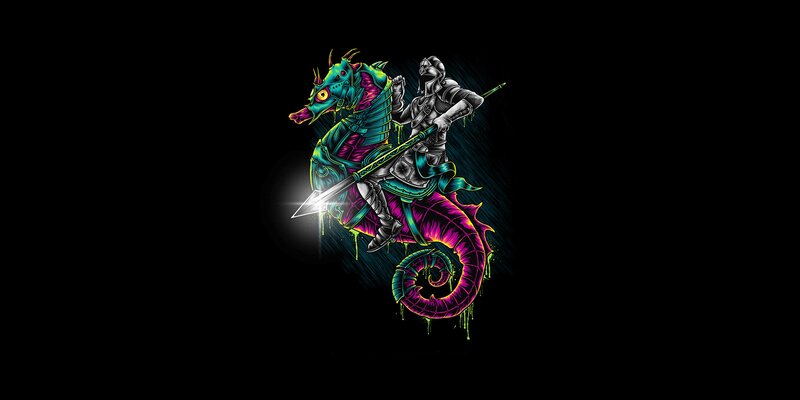 Knight on Seahorse