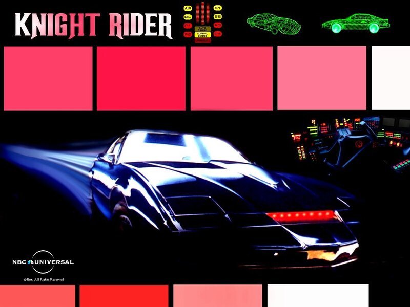 Knight Rider car and dashboard