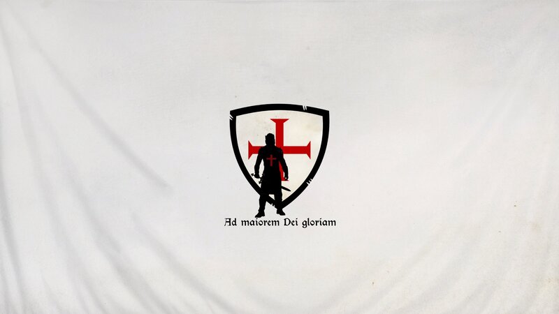 Knight Silhouette on Shield