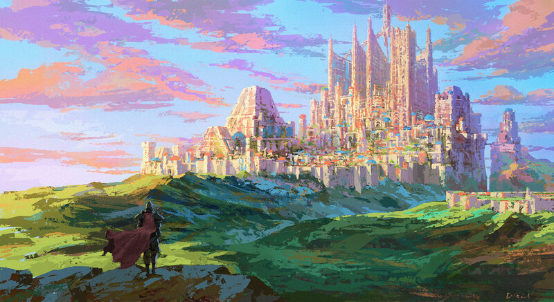 Knight Viewing Castle — Green