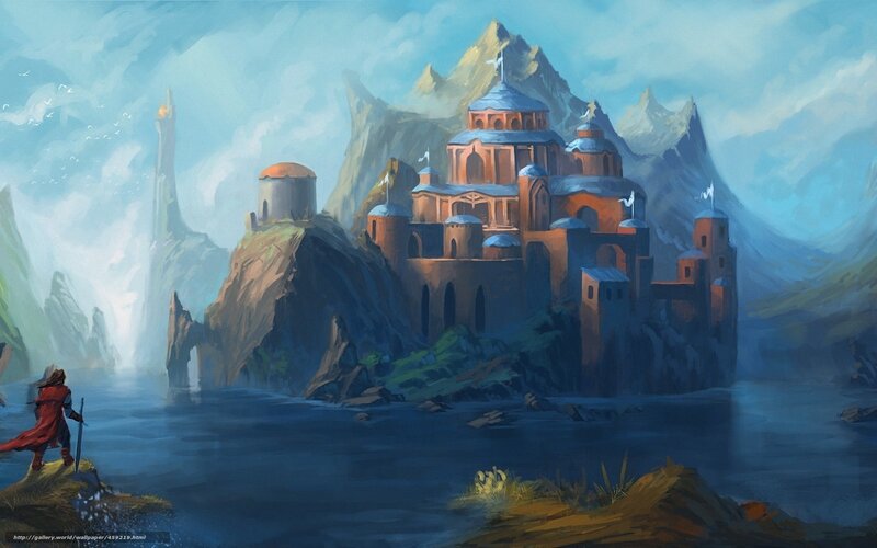 Knight Viewing Castle