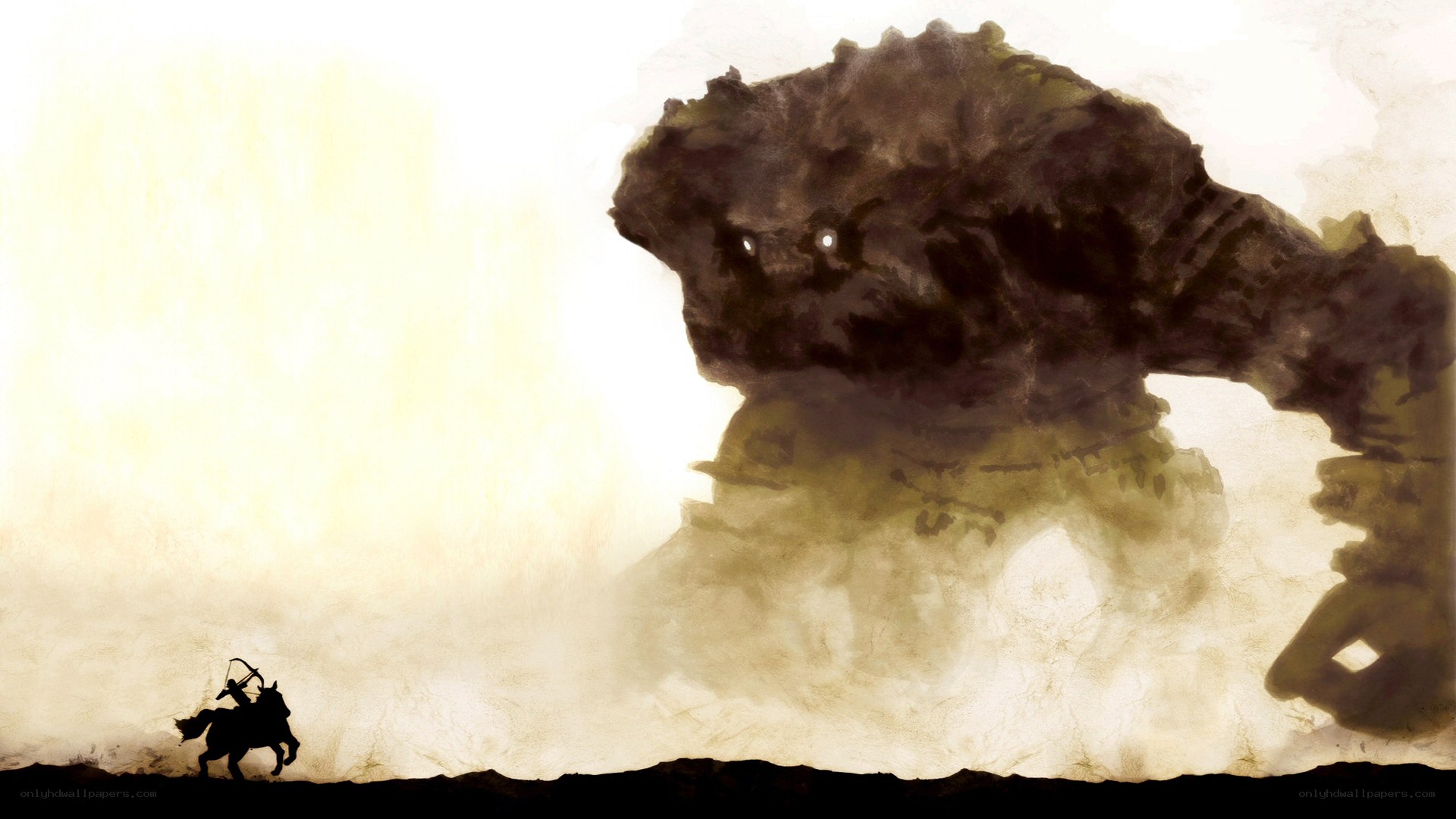 Knight vs giant monster