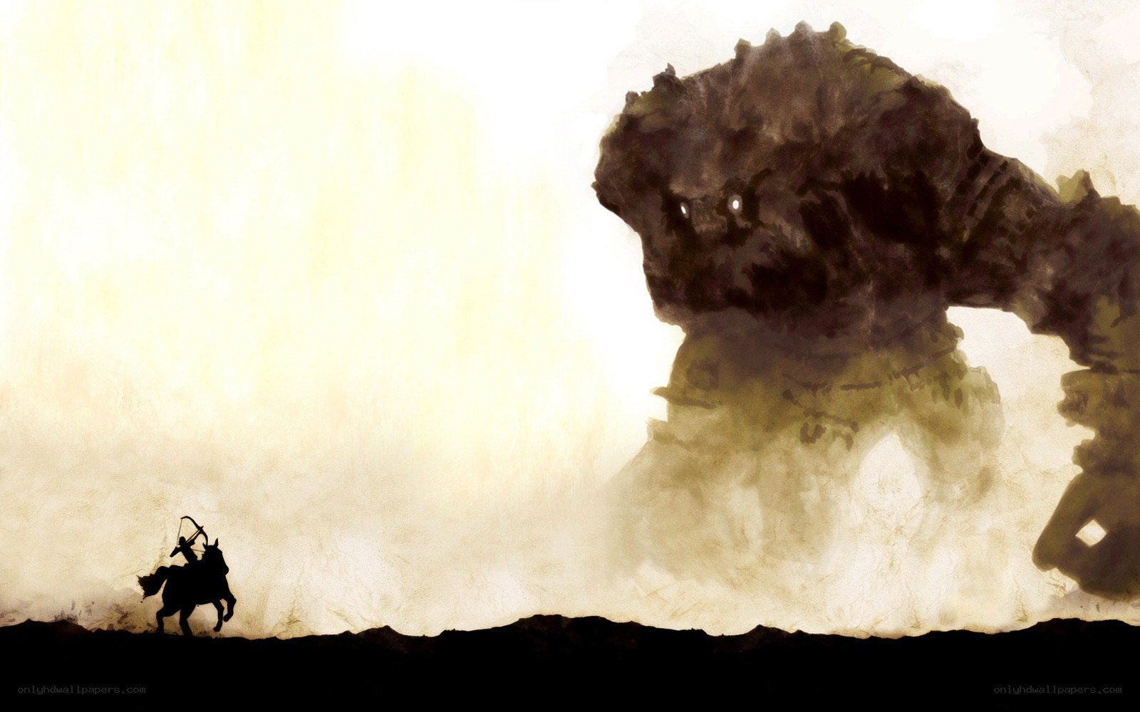 Knight vs giant monster