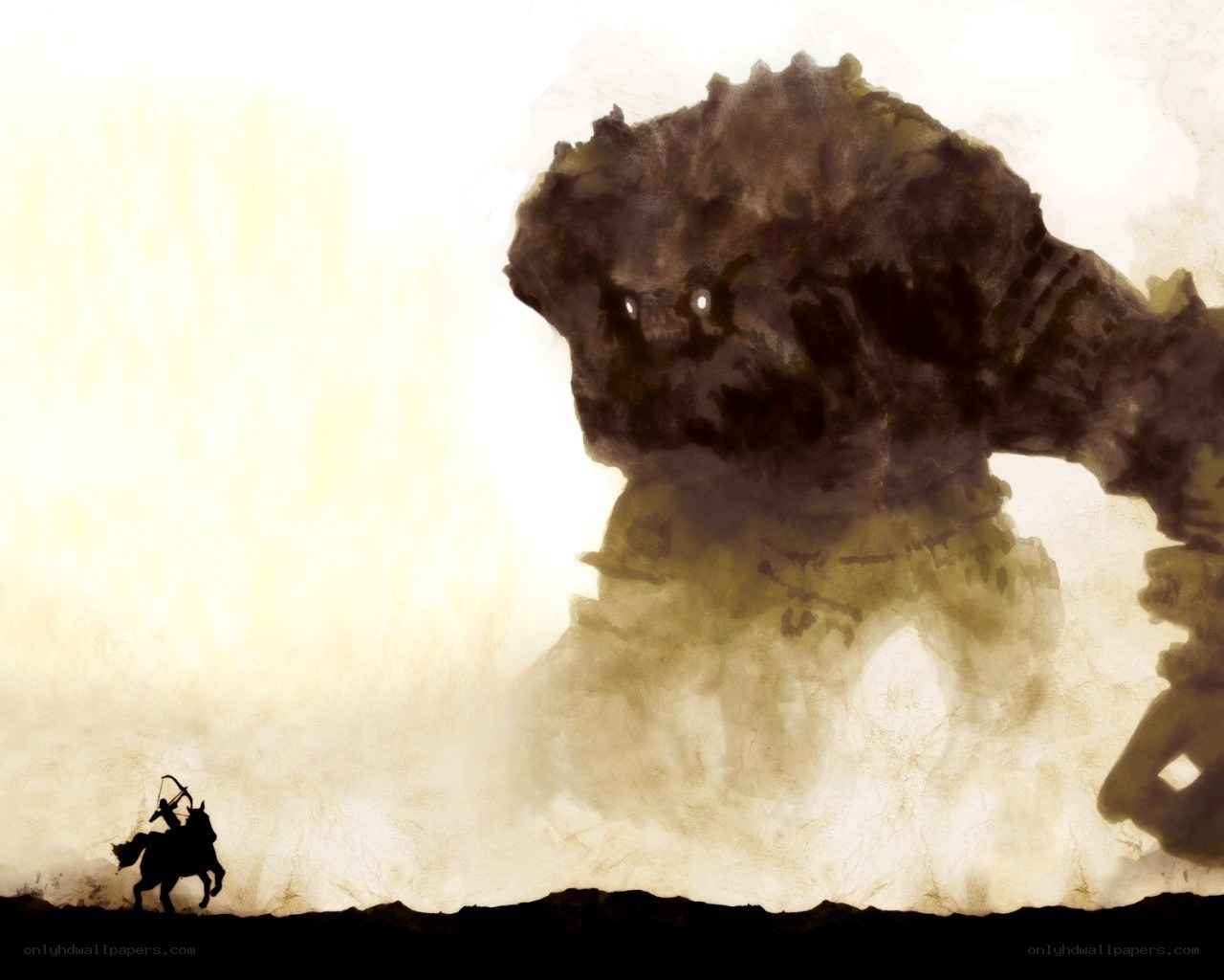 Knight vs giant monster