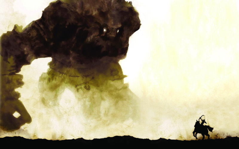 Knight vs giant monster