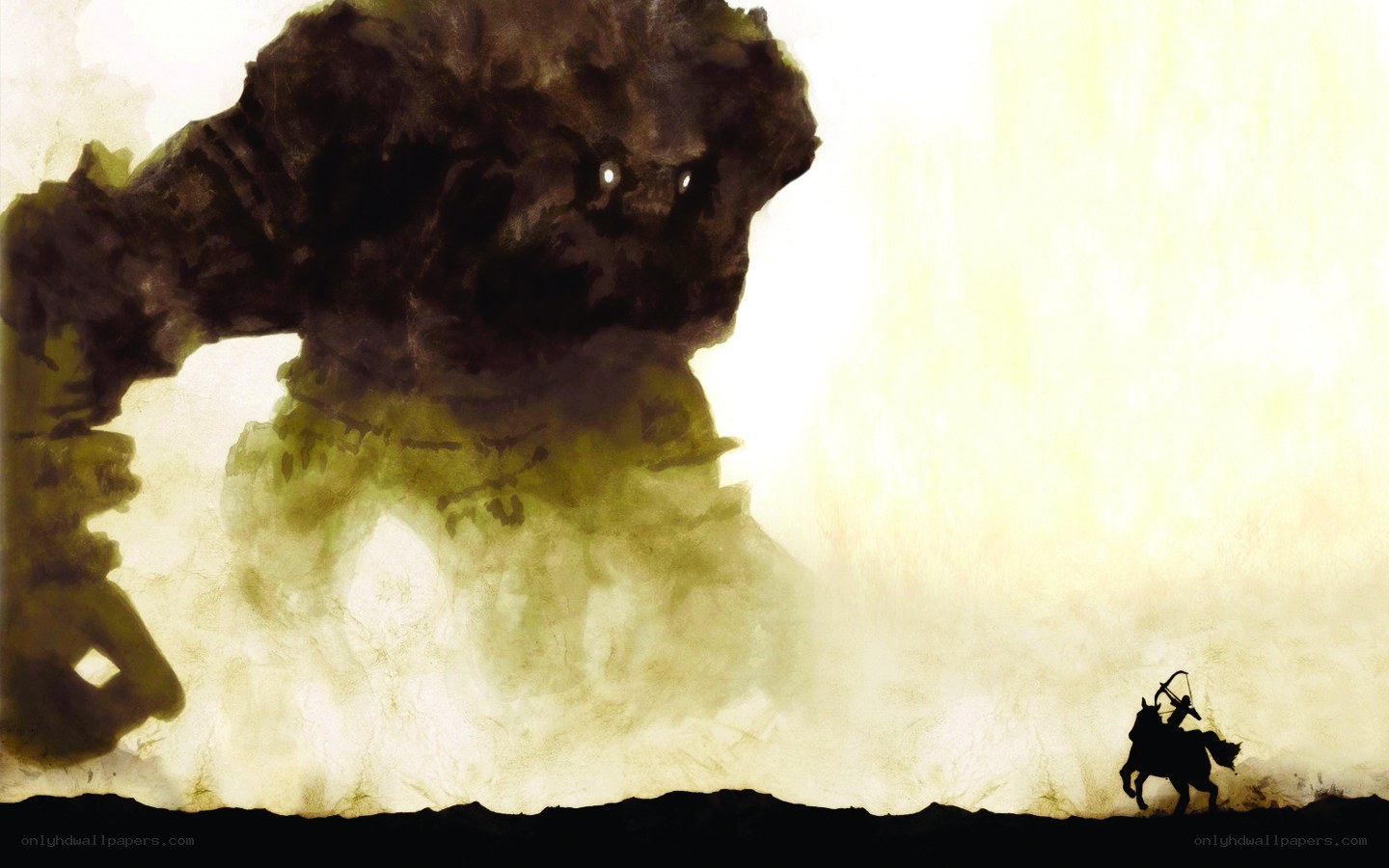 Knight vs giant monster