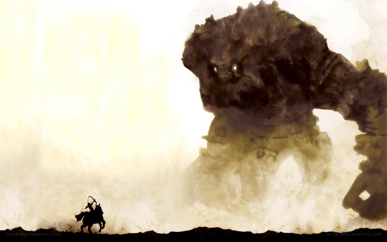 Knight vs giant monster