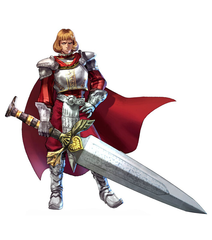 Knight with a large sword