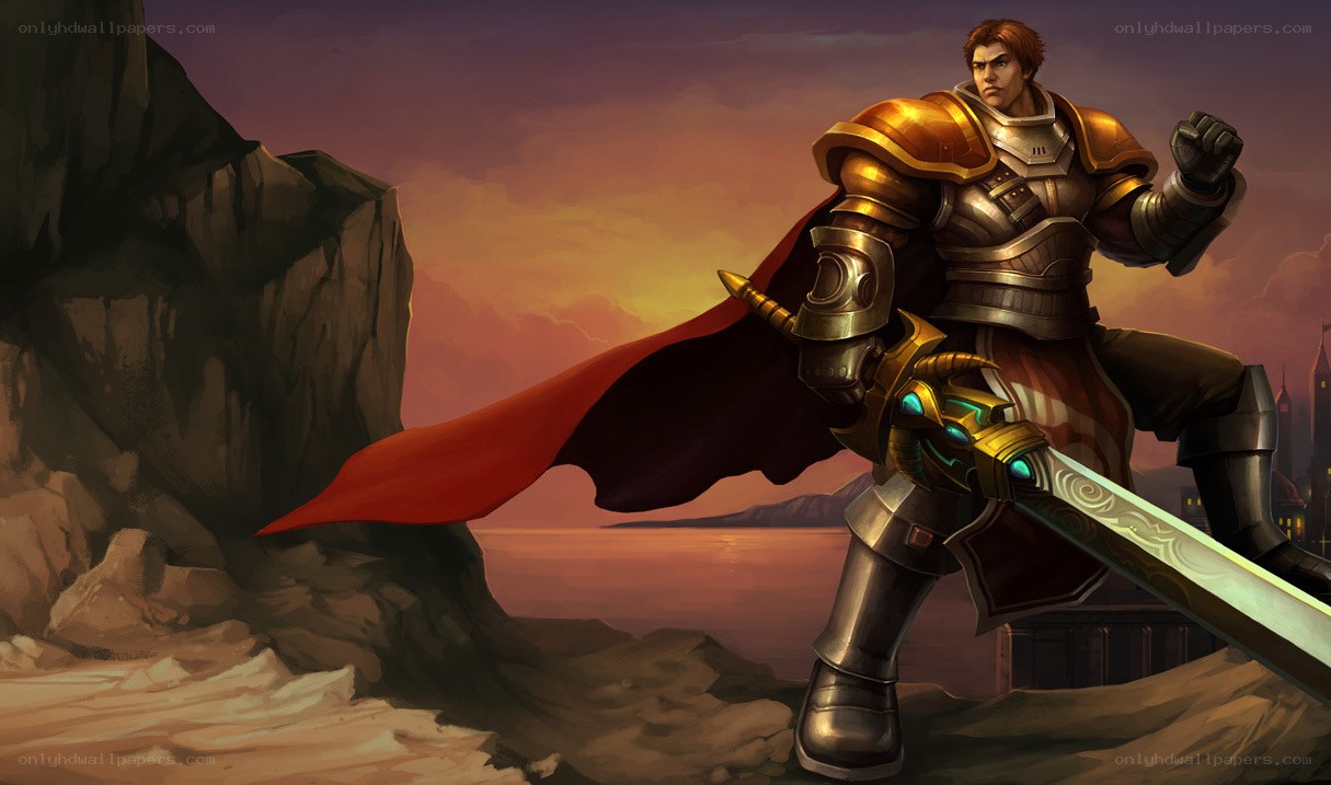 Knight with a red cape