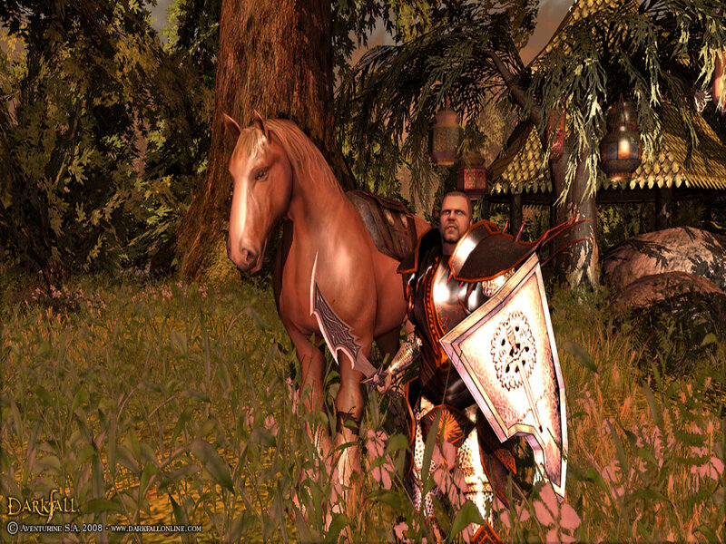 Knight with Horse — Brown