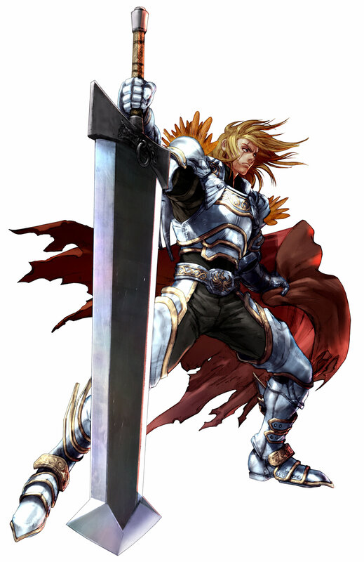 Knight with Large Sword — Silver, Dramatic