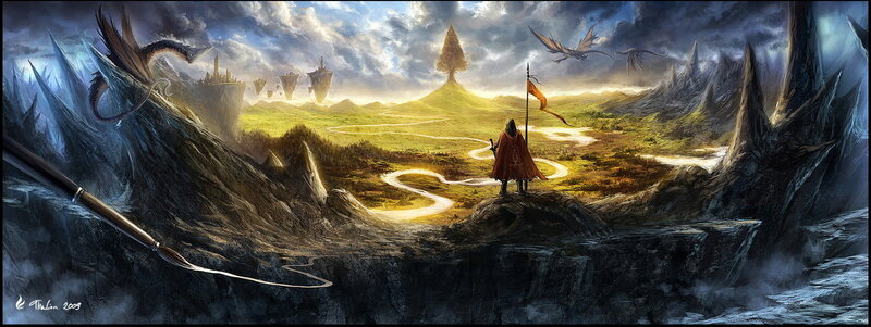 Knight with Red Cloak