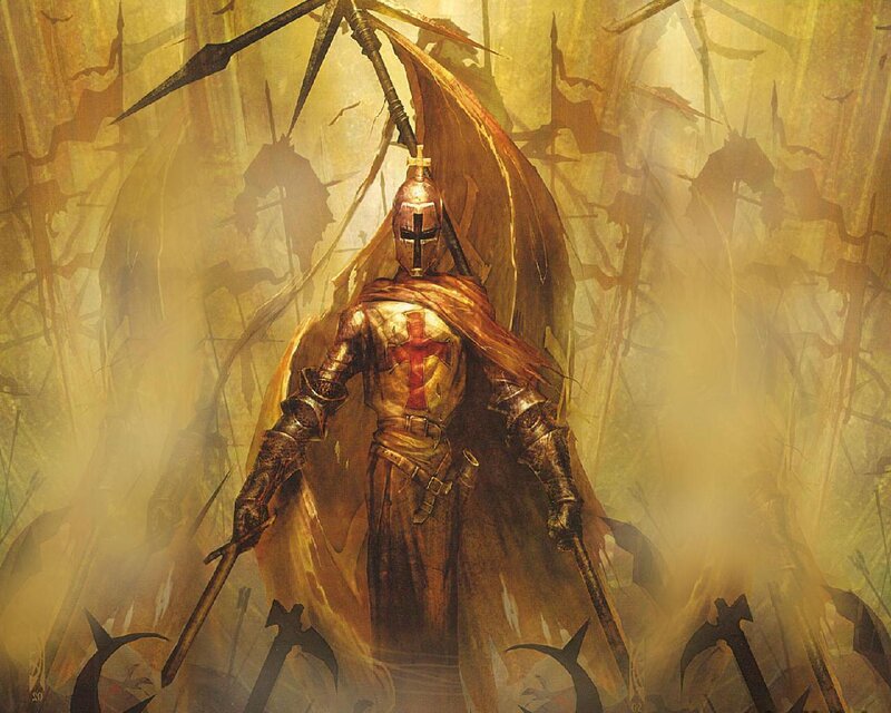 Knight with Red Cross